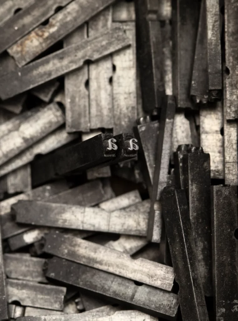 top-view-typesetting-parts